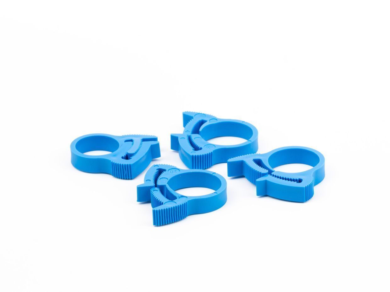 Хомут синий полипропилен Clip-Track  36-32 (упаковка 4шт) комп 120