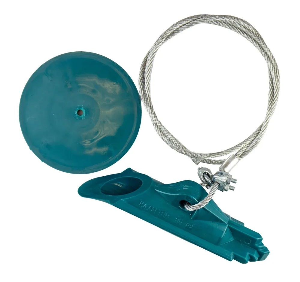 Анкер-пластик Базальтум ДБ-88П, 5кН (L=1м, пластина D= 100 мм, 2 зажима)