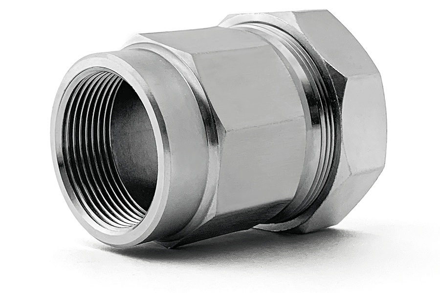 Муфта обжимная 1-1/2" (Ду 40) внутренняя резьба, для трубы с диаметром Дн 47,9мм-51,5мм ДТРД