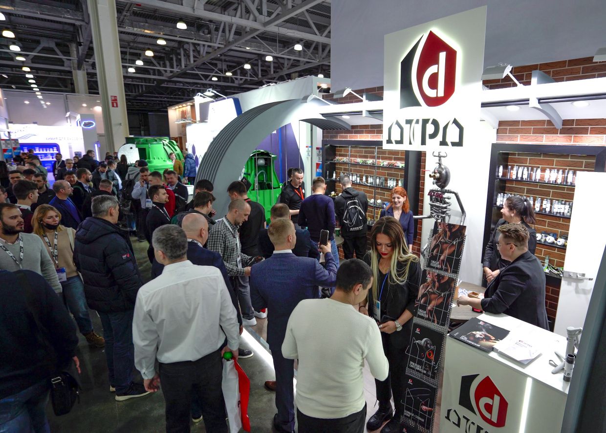 Фотографиии стенда ДТРД на выставке АКВАТЕРМ 2023