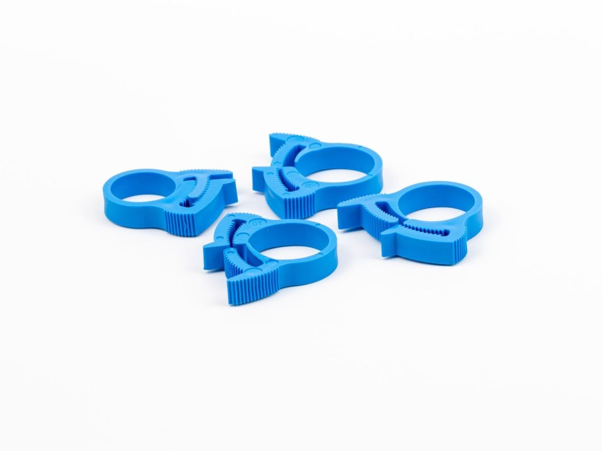 Хомут синий полипропилен Clip-Track  Ø42-37 (20шт)