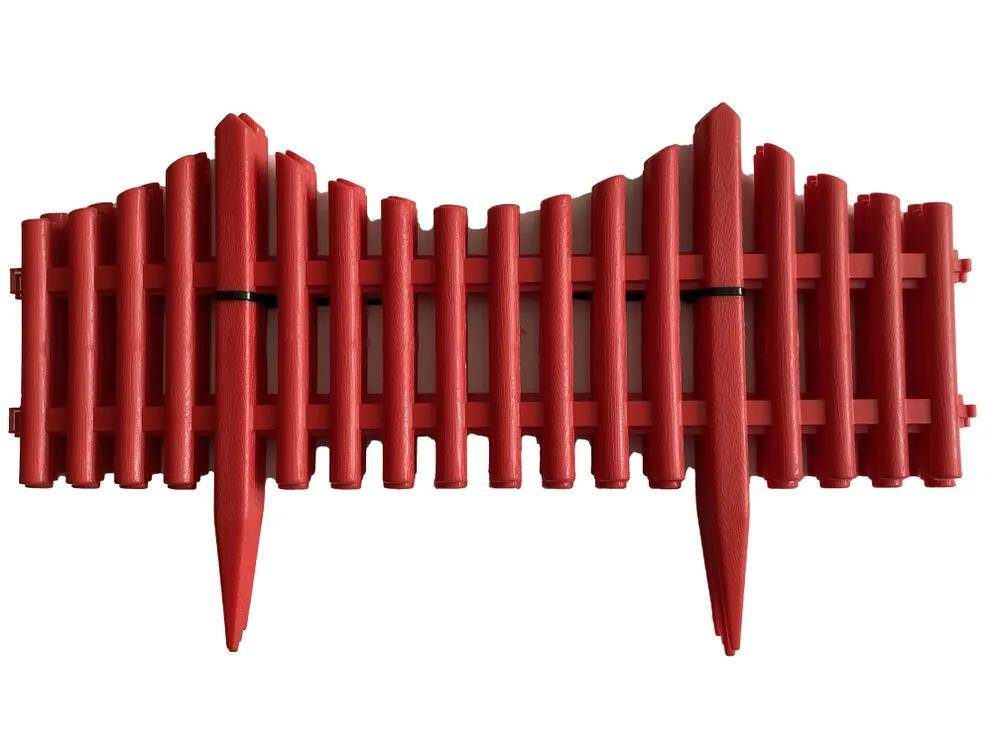 Заборчик садовый-декоративный "ЗМЕЙКА" (13 упаковок по 5 секций)