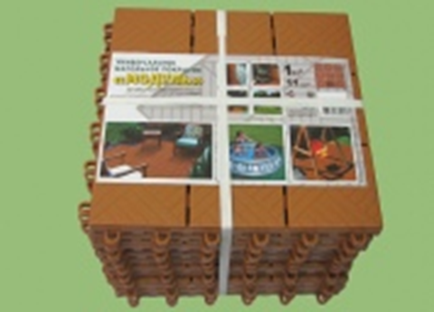 Напольное покрытие "Модуль", 30х30, терракот