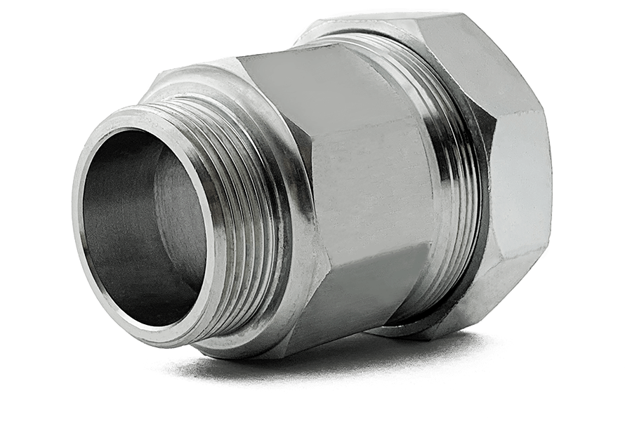 Муфта обжимная 1-1/2" (Ду 40) наружная резьба, для трубы с диаметром Дн 47,9мм-51,5мм ДТРД