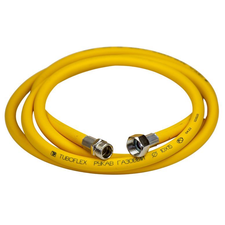 Подводка для газа ПВХ 1/2" Г/Ш 1,8 м (75 шт) Tuboflex