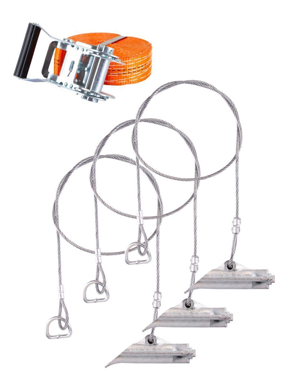 Система крепления деревьев за ком с диаметром штамба до 200 мм Базальтум №3